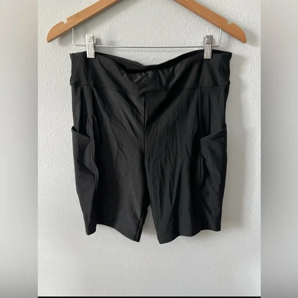 Torrid High Rise Swim Bike Shorts Deep Black Size 0 L/12 - Picture 5 of 7